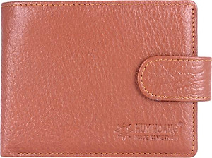 Ví Nam Bấm Nút Huy Hoàng HT2141 (12.5 x 10 cm) - Da Bò