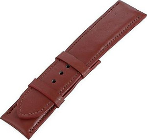 Dây đồng hồ nam nữ Huy Hoàng da bò size lớn màu nâu đỏ HT8132