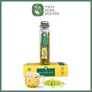 TRÀ KIM NGÂN HOA (100% NỤ HOA) CHAI 30G - THÁI MINH NGUYÊN