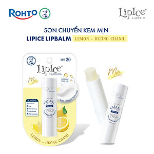 Son dưỡng môi không màu chuyển kem mịn LipIce Creamy