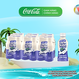 Lốc 24 Chai Thức Uống từ Sữa Chua Nutriboost Vị Việt Quất (170ml/chai) Sale 25.10_TK