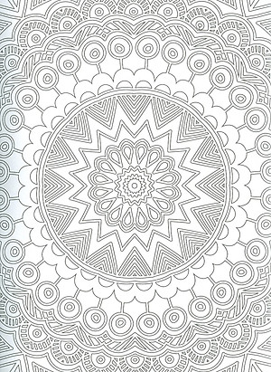 Sách Tô Màu Người Lớn - HOA VĂN, HỌA TIẾT KỸ THUẬT: Tô Màu Cho Cuộc Sống Bình Yên Và Thư Giãn (Adult Colouring Book - Mandala: Colouring For Peace And Relaxation)