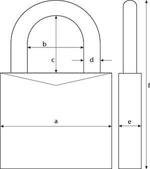 Khóa Titalium TM 64TI Series ABUS (60mm)