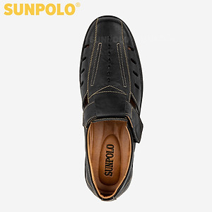 Giày Rọ Nam Da Bò SUNPOLO STA681 (Đen, Nâu)