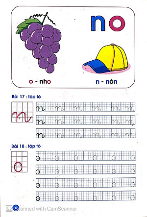 Sách Tập Tô - Tập Viết - Tập Đọc (Tập 2) (Dành Cho Bé 5 - 6 Tuổi)