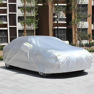 Bạt Phủ xe ô tô Mazda cx5, Bạt phủ xe hơi - áo trùm che phủ xe hơi nhôm bạc 4 chỗ đến 7 chỗ