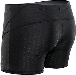 Quần Bơi Nam Đen Họa Tiết Vảy Cá Phong Cách Chuyên Nghiệp SZone SQB109