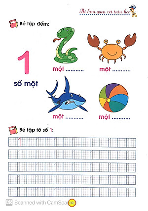 Chuẩn Bị Cho Bé Vào Lớp 1 - Bé Làm Quen Với Toán Học (Quyển 3) (Tái Bản 2020)