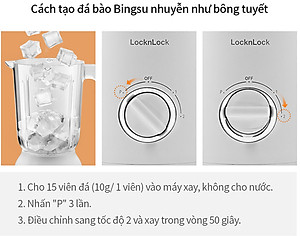 Máy xay sinh tố Locknlock Multi Blender EJM416WHT (800W) - Hàng chính hãng