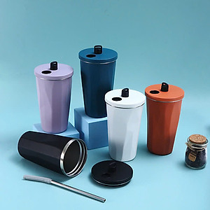 Ly Giữ Nhiệt / Cốc Giữ Nhiệt Bình Nước Giữ Nhiệt 2 Lớp Chất Liệu 304 Cao Cấp An Toàn Cho Sức Khỏe 600ml - Hàng chính hãng