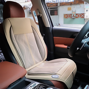 Lót ghế Ô Tô Có Quạt Massage CIND AM001 Màu Kem