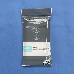 Ốp lưng silicon Gor cho Samsung Galaxy S21/ S21 5G siêu mỏng, có gờ bảo vệ camera- Hàng nhập khẩu
