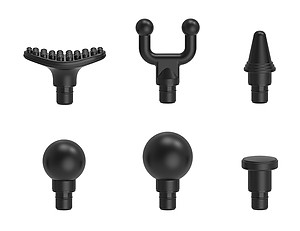 Súng (Máy) Massage Cầm Tay Nikio NK-170B - 6 Đầu Matxa, 5 Chế Độ, 6 Tốc Độ Mát Xa, Pin Sạc Không Dây 2000mAh - Hỗ Trợ Giảm Đau Nhức Và Giãn Cơ Toàn Thân, Công Nghệ Bộ Gõ Thế Hệ Mới