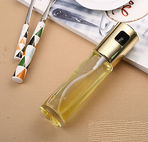 Bình Xịt Dầu Ăn , Dấm Thủy Tinh Phun Sương - 100 ml - Hàng Chính Hãng