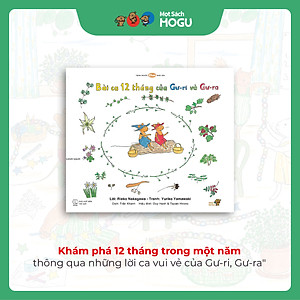 Truyện Ehon bé 3-4-5 tuổi - Bài ca 12 tháng của Gư-ri và Gư-ra