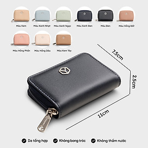 Ví Yuumy ( Thời trang nữ cầm tay nhiều ngăn - Ví da Seasand YV110 )