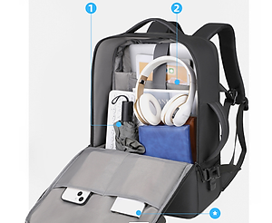 Balo laptop nam 17.3 inh đa chức năng cao cấp phong cách ca tính mới