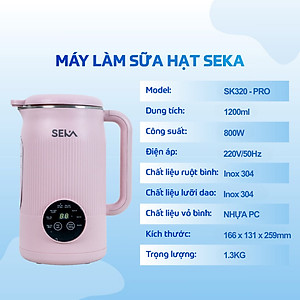 Máy Làm Sữa Hạt SEKA SK320 PRO - Hàng Chính Hãng