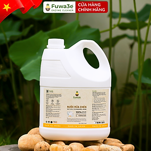 Nước rửa chén hữu cơ enzyme sinh học dứa Fuwa3e 3.8L 