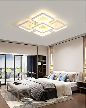 Đèn trần led 3 chế độ ánh sáng NIDALY - có điều khiển từ xa tiện dụng