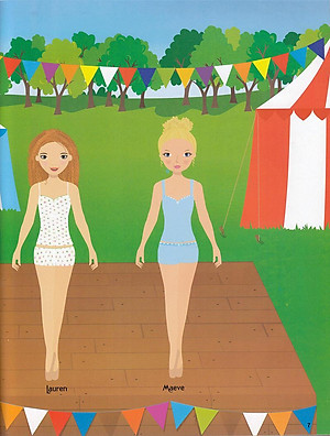 Sách Dán Hình Sáng Tạo Trang Phục Búp Bê - Vũ Điệu Đam Mê