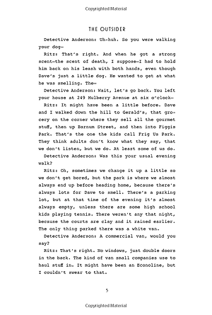 Sách Stephen King: The Outsider (Hardcover)