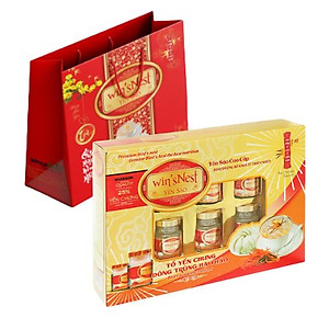 Yến Sào wins'Nest 25% tổ yến chưng đông trùng hạ thảo (6 Lọ x 70 ml / Hộp)