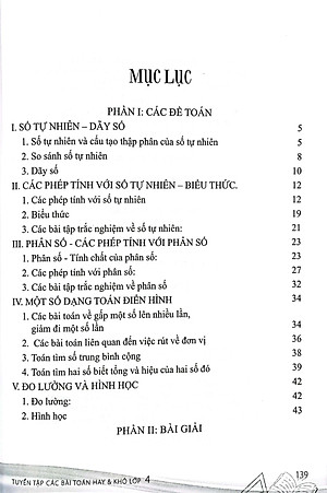 Tuyển Tập Các Bài Toán Hay Và Khó 4 (Theo Chương Trình Giáo Dục Phổ Thông Mới)