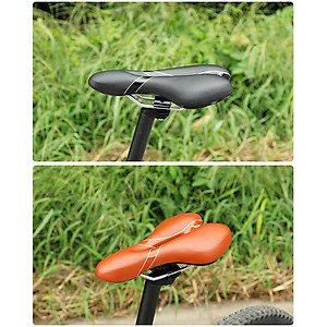 Yên Xe Đạp Bọc Da Cổ Điển Cho Xe Đạp Thân Hẹp Thể Thao Êm Ái Có Rãnh Thoáng Khí Với Đệm Mút PU Foam Mai Lee