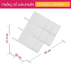 Tủ để rượu nhỏ gọn tiết kiệm diện tích SMLIFE Amber