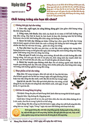 Sách Mang Thai Thành Công 280 Ngày – Mỗi Ngày Đọc Một Trang