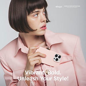 Ốp Lưng Cho iPhone 15 ProMax/ iPhone 15 Pro ELAGO Premium Silicone Case_ Hàng chính hãng