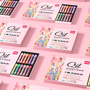  Bút sáp dầu chuyên dụng Deli - 24 Màu - 72131