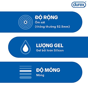 Combo Bao cao su Durex Fetherlite tặng áo mưa độc quyền Durex