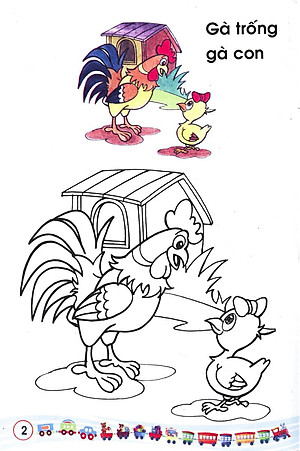 Sách Bé Tập Tô Màu: Các Loại Thú (Tập 1)