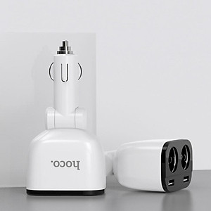 Bộ chia tẩu sạc ô tô, xe hơi nhãn hiệu Hoco Z28 - HÀNG NHẬP KHẨU