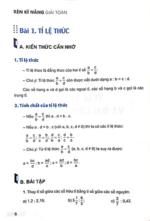Rèn Kĩ Năng Giải Toán Lớp 7 - Tập 2