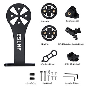 Giá đỡ đồng hồ máy tính xe đạp ESL-206 Chống rung Lắp đặt nhanh, Chống rung đa năng Cho Ghi đông Xe đạp Địa hình/ MTB có thể gắn Camera - Mai Lee