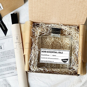 Lọ tinh dầu thơm phòng que mây Kobi thay thế nước hoa, giúp khử mùi, thơm phòng hiệu quả - 100ml