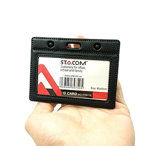 Bảng Tên Nhựa PU ID6615L - Màu Đen