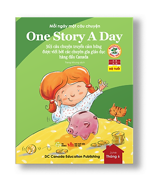 One Story A Day - Sách song ngữ cho bé, 12 cuốn truyện - 365 câu chuyện phát triển trí tuệ và nuôi dưỡng tâm hồn - Tặng kèm file nghe & note từng vựng