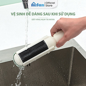 Căy lăn bụi lông chó mèo tĩnh điện đa năng Mifan - Bàn chải lưỡi silicon hai chiều hút sạch hiệu quả - Vệ sinh vải quần áo, chăn ga, nệm, sofa