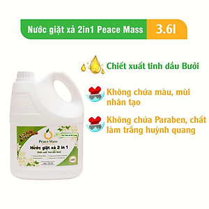 Nước Giặt Xả  2in1 Peace Mass Can 3.6l