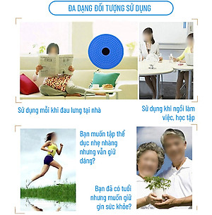 [Loại Cải Tiến - Bền Bỉ Khỏe Khoắn] Đĩa xoay eo tập thể dục 360 độ bàn xoay tập cơ bụng cho eo thon tại nhà và phòng gym có hạt massage bàn chân - Hàng chính hãng dododios