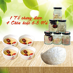 Tổ Yến Sào Tinh Chế (5 Tổ/40g/Hộp) (Tổ Yến làm sạch/Tổ Yến Sạch chế biến từ Tổ Yến Thô /Tổ Yến còn lông) Yến Sào Trung Nam