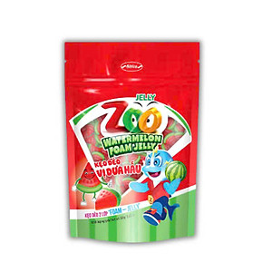 Kẹo Dẻo Zoo Foam Jelly Dưa hấu Bibica