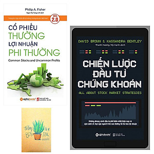 Combo Cổ Phiếu Thường, Lợi Nhuận Phi Thường và Chiến Lược Đầu Tư Chứng Khoán ( Tặng Kèm Sổ Tay )