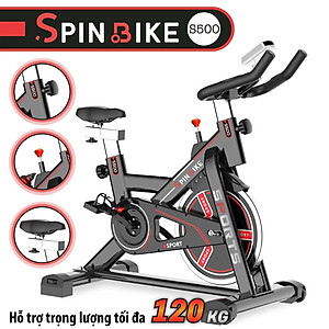 BG Xe đạp tập thể thao đa năng trong nhà SPINING BIKE S500 BLACK mới (hàng nhập khẩu)