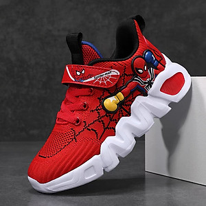 Giày siêu nhân cho bé trai 3 - 12 tuổi quai dán đế Eva siêu nhẹ kháng khuẩn cao cấp chống trơn trượt GH04