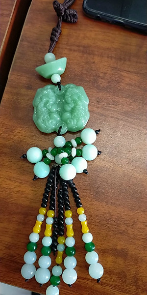 Cặp Nghê Xanh Phong Thủy Treo Xe Ô Tô Mang Tài Lộc Và May Mắn